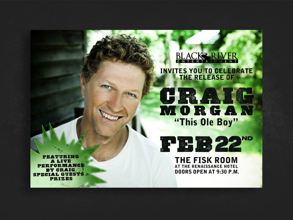 Craig Morgan CRS Event Flyer